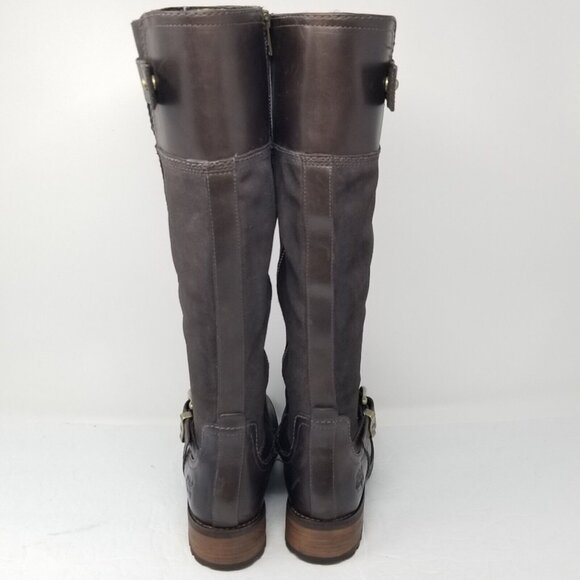 Timberland Bethel Brown Riding Tall Leather Rugged Boots 6.5M Style No. 23689 - Picture 2 of 15